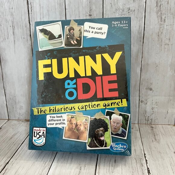 Hasbro Funny Or Die The Hilarious Caption Gag Board Game - Brand New Ages 13+ - Picture 1 of 3